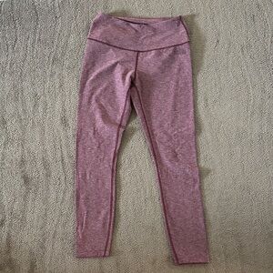 The North Face Heathered Maroon Leggings